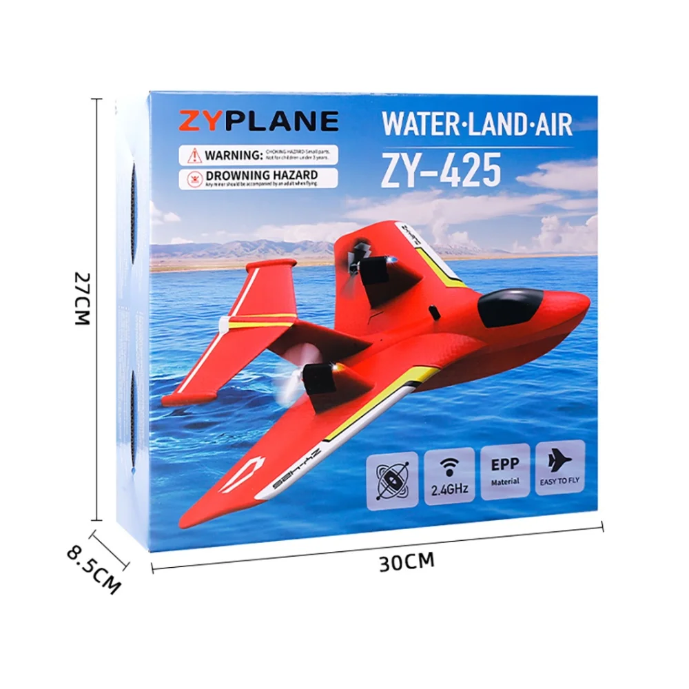 ZHIYANG ZY-425 Sea Land Air 260mm rozpiętość skrzydeł 2.4G EPP samolot RC RTF ze światłem LED