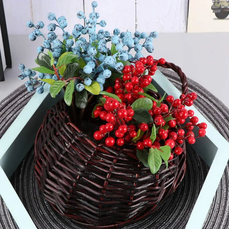 Woven Hanging Basket Wall Fence Hanging Flowerpot Storage Basket Nested Storage Container