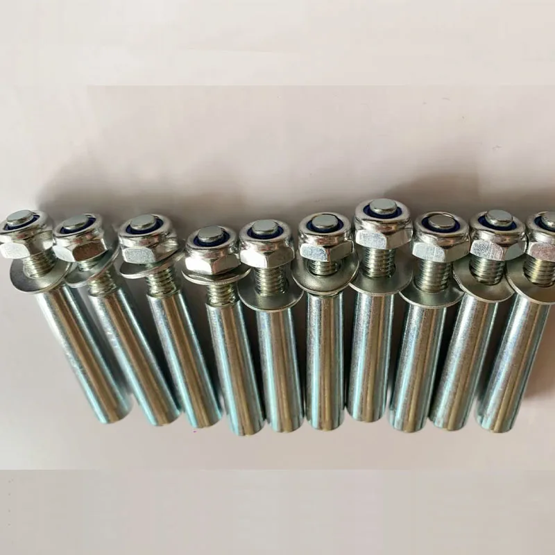 10Pcs Global Aluminum Truss Pin with S-Nut F31-44 With M8 Threads And U-Washer & With Self-Locking Nut For Trussing Stand Access
