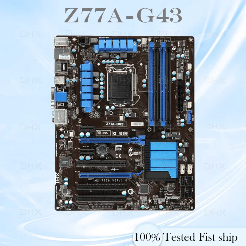 For MSI Z77A-G43 Motherboard 32GB HDMI LGA 1155 DDR3 ATX Z77 Mainboard 100% Tested Fully Work Be Shipp Quickly DH