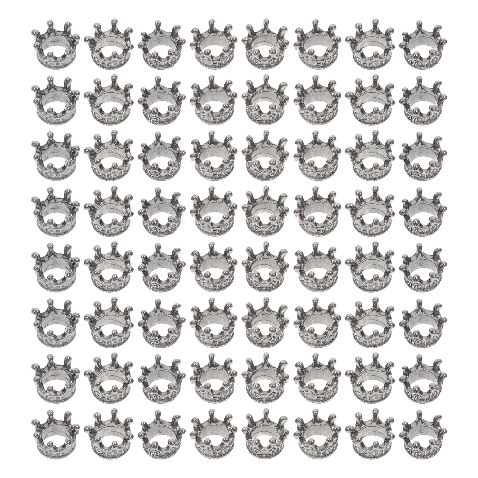 

60pcs Mini Crown Jewelry Accessories Made of Safe Alloy for DIY Necklace Bracelet Key Chain Decor Charm Crafts