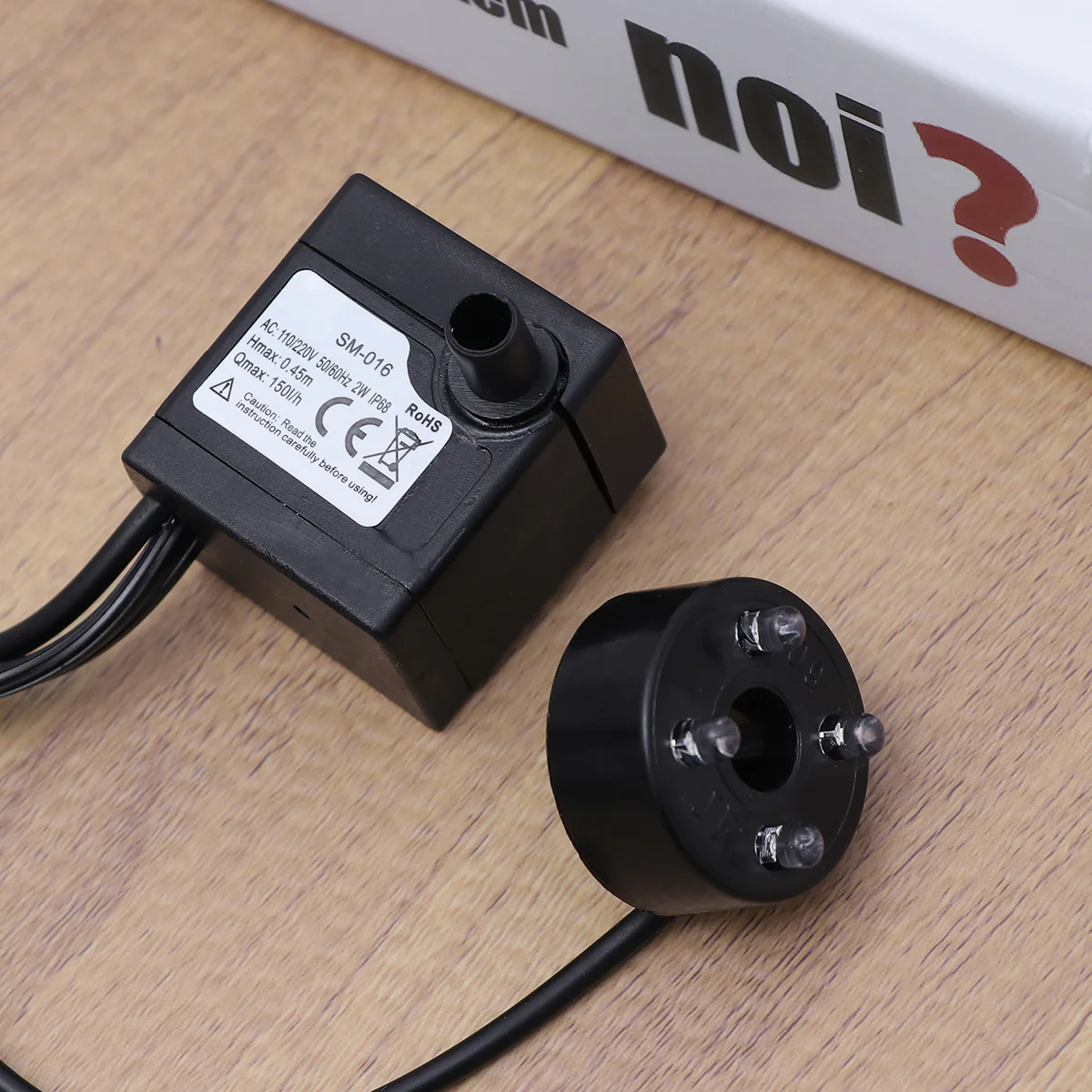 

Silent Filter Pump Submersible Water Pump Low Tank Ponds Aquarium Easy Clean Detachable Energy Saving Led Lights