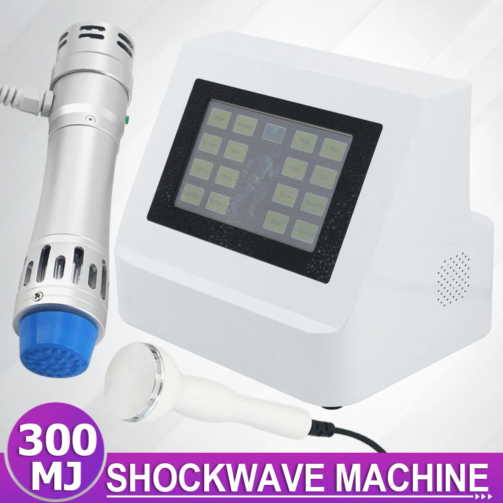 

300MJ Shockwave Therapy Machine For Effective ED Treatment And Body Pain Massager Professional Shock Wave Massage Tools 2024 New