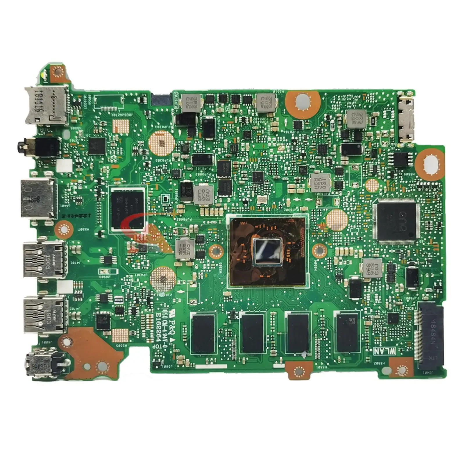 Imagem -02 - Placa Principal E406sa para Laptop Asus Vivobook E406sas E406s Placa-mãe para Laptop com E8000 N3000 N3060 N3710 Cpu 4g Ram 64g 128g Ssd