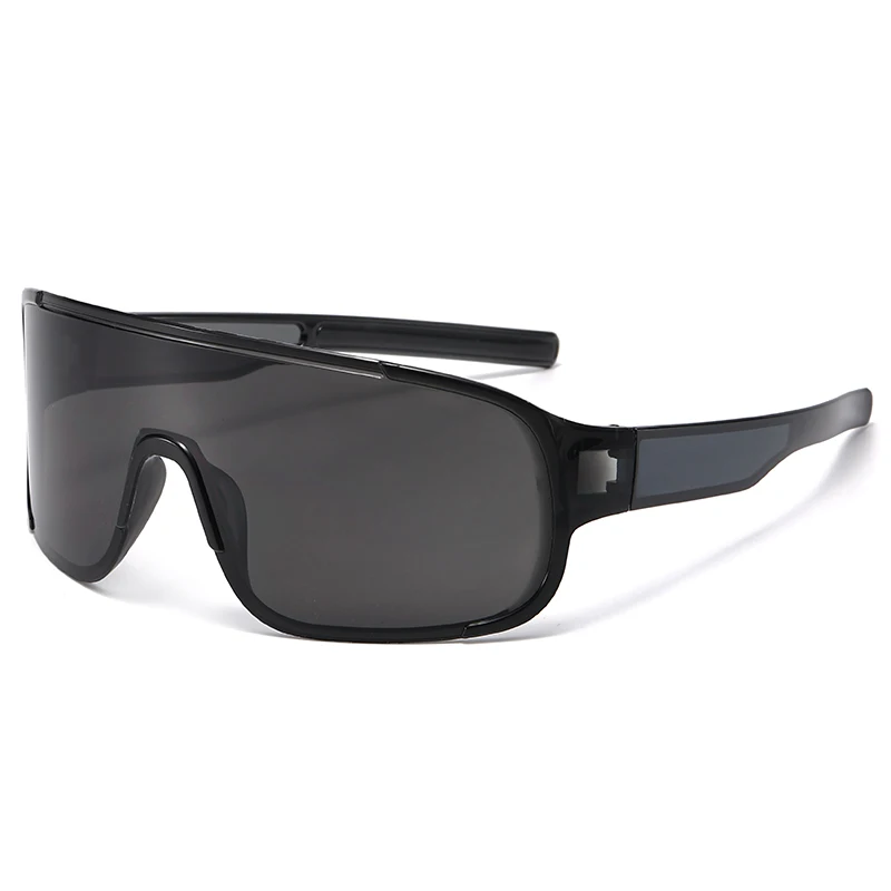 

Hiking Camping 6pack Fashion Sports Wrap Around Anti Light Glasses Women Men Large One Piece Cycling Outdoor Eyeglasses UV400