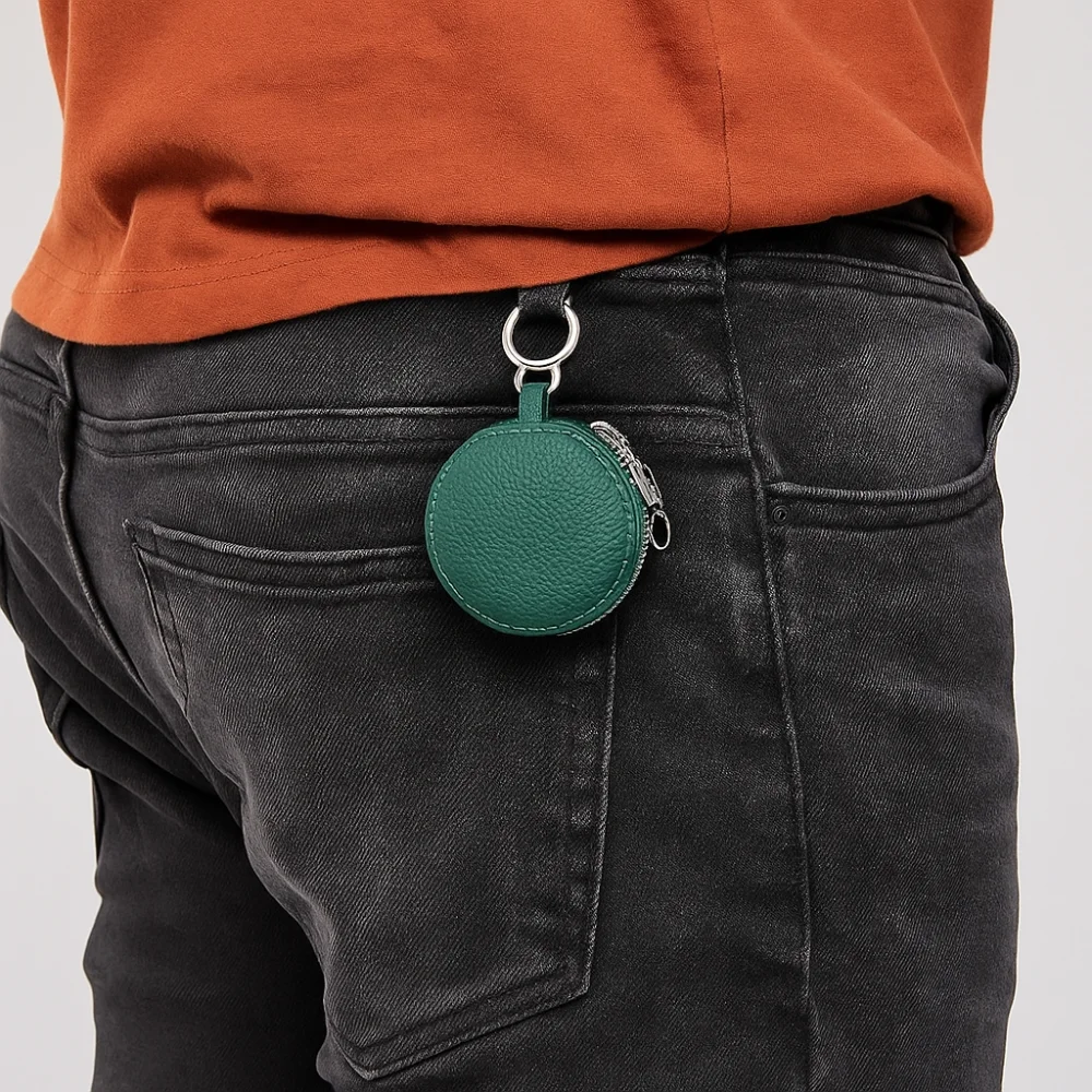 Change Bag Cute PU Leather Coin Purse Zipper Coin Bag Lipstick Storage Bag Korean Style with Mirror Earphone Bag Ladies/Girls