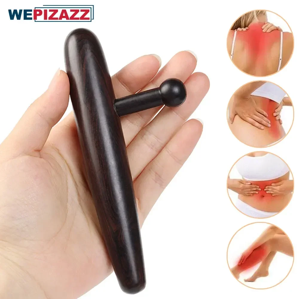 Deep Tissue Massage Tool, Trigger Point Massage Duim Saver Massager voor rug, been, taille, therapeuten Apparatuur Houten massagehulpmiddelen