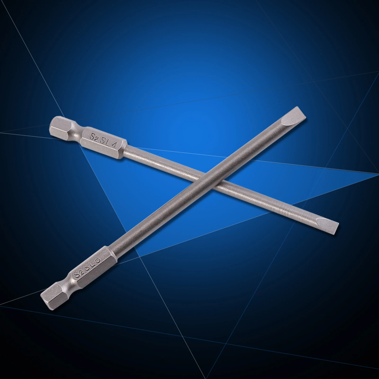 100 مللي متر سبائك الصلب 1/4 "عرافة عرقوب 3 مللي متر-6 مللي متر المغناطيسي مشقوق المفكات بت 100 مللي متر المفكات بت المفكات بت