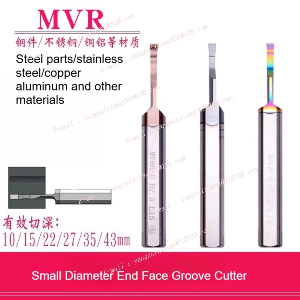 

MVR Boring Cutter for Boring End Face Grooving Inserts Mini Internal Lathe Turing Tool Copying Small Hole Carbide Alloy Blade
