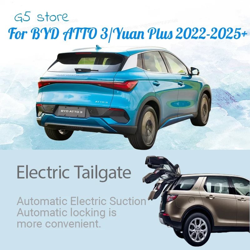 

Modification of Anti-pinch Electric Tailgate: Automatic Trunk of Vehicle For BYD ATTO 3/Yuan Plus 2022-2025+