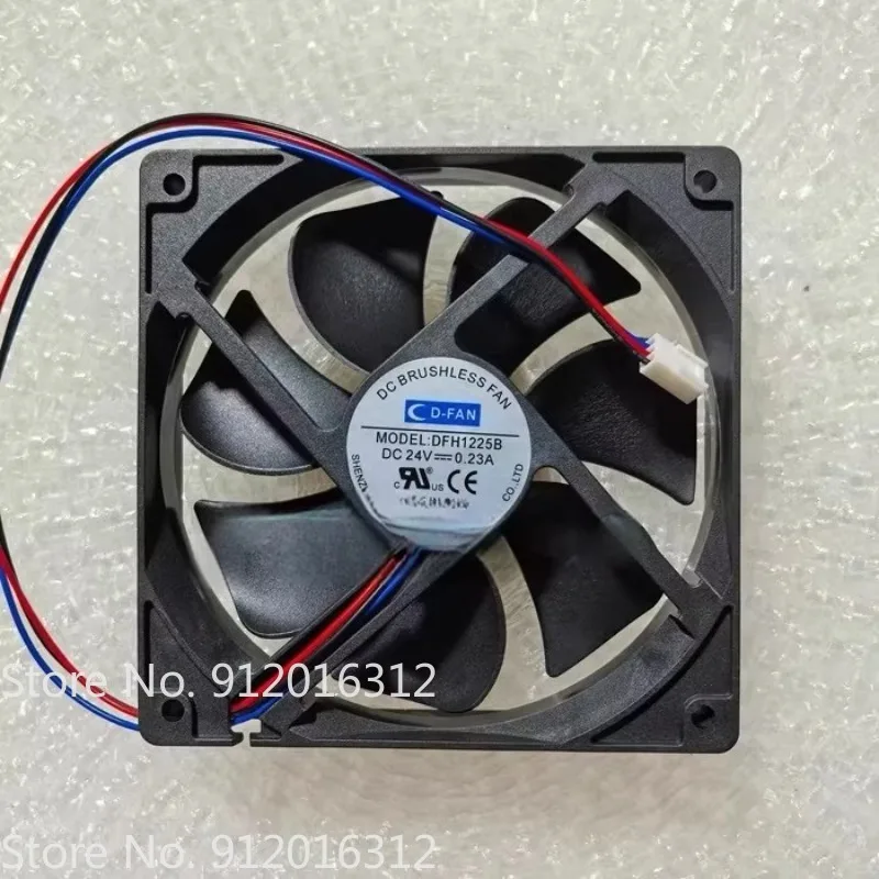Cooler Fan for CD-FAN DFH1225B DC24V 0.23A 3-wire 12cm inverter cooling fan 120X120X25mm