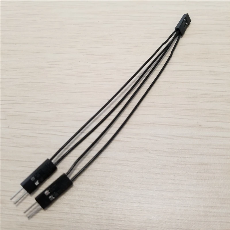 Motherboard Restart SW Reset Cable 2Pin 1 to 2 Splitter Support Double Start Switch
