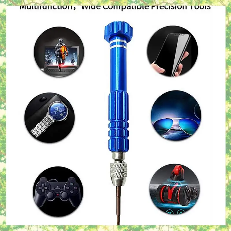 Smart-3X magnetische 6-in-1 kleine schroevendraaierset, kleine schroevendraaierset Perfecte minischroeven voor mobiele telefoons, horloges, lenzenvloeistof enz.