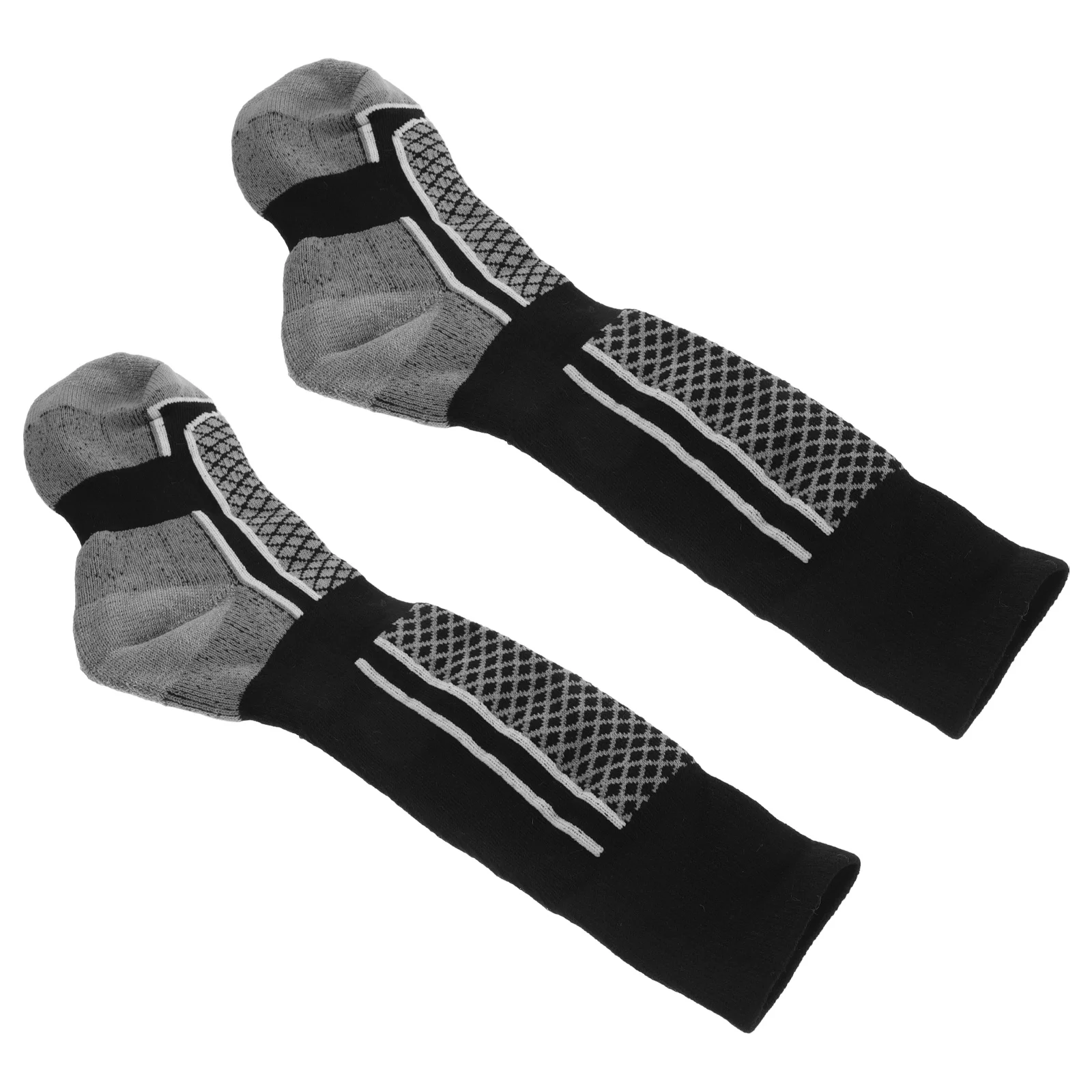 1 Par de Calcetines Ecuestres para Niños, Diseño de Tubo Alto, Fondo Grueso de Toalla, Material Transpirable para Montar a Caballo, Ciclismo, Senderismo, Deportes