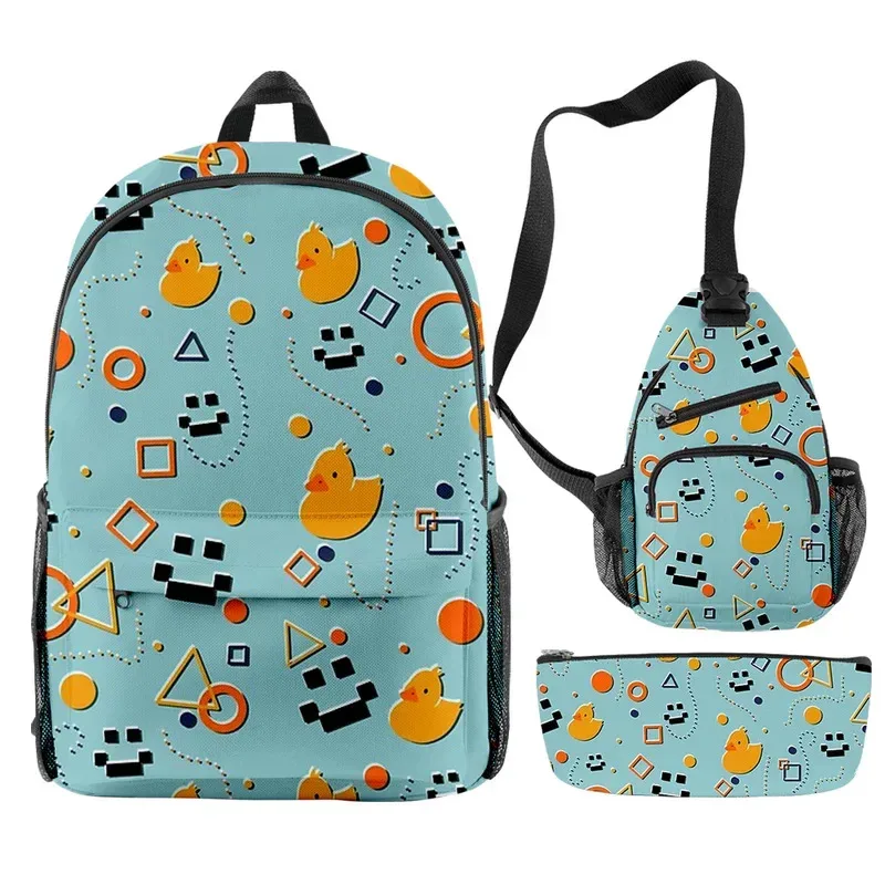 Рюкзак Dream SMP Tommyinnit Georgenotfound Quackity Wilbur Soot TECHNOBLADE, 3 шт./компл., школьный рюкзак для мальчиков и девочек, грудь