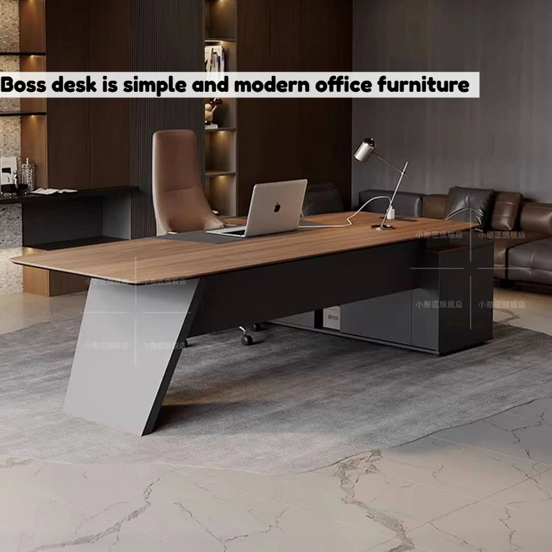 

Vintage Professional Office Desk Room Decor Beauty Wooden Large Size Creative Office Desk Fashion Meuble Bureau Salon Furniture
