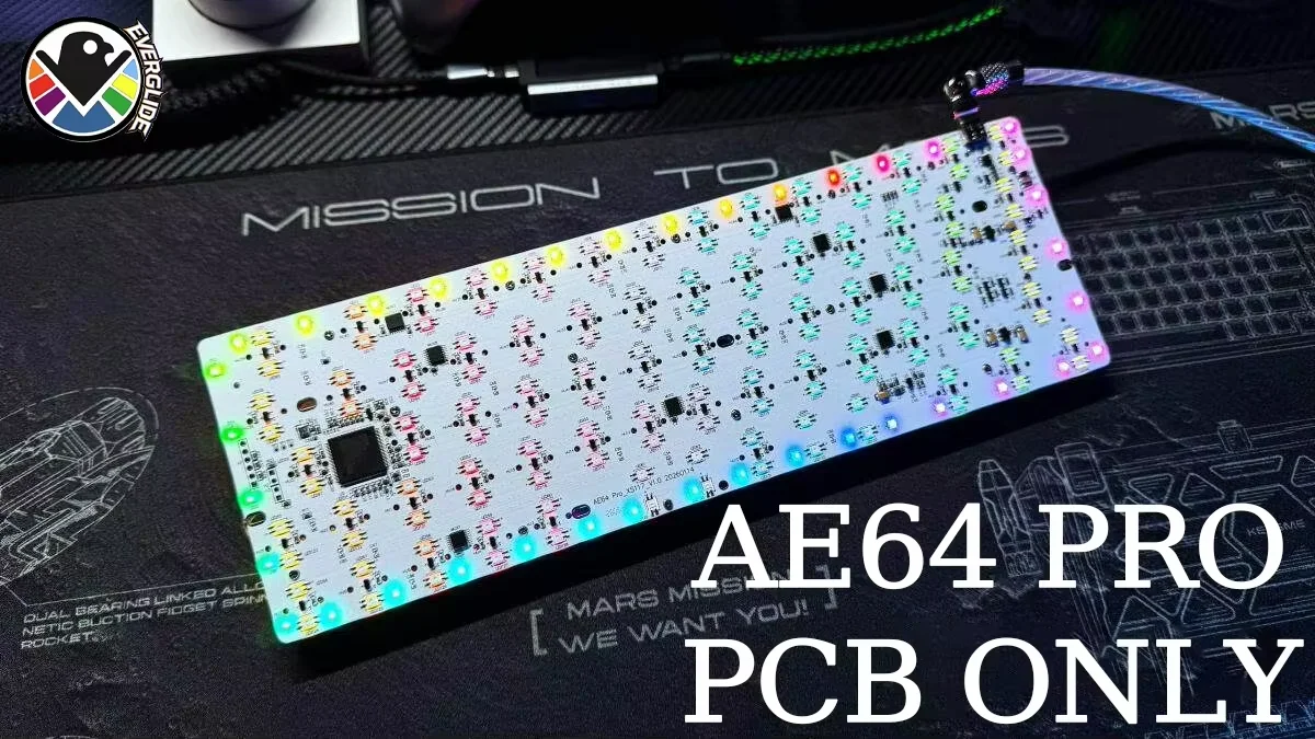 Everglide AE64 Pro ゲーミングキーボード 磁気スイッチ 0.001mm
