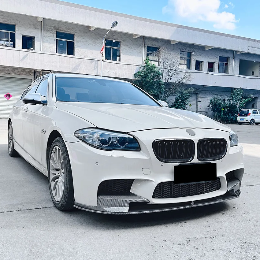 Car Front Bumper Lip Spoiler For BMW 5 Series F10 F11 M5 2012 2013 2014 2015 2016 Diffuser Splitter Bumper Bodykits view 6