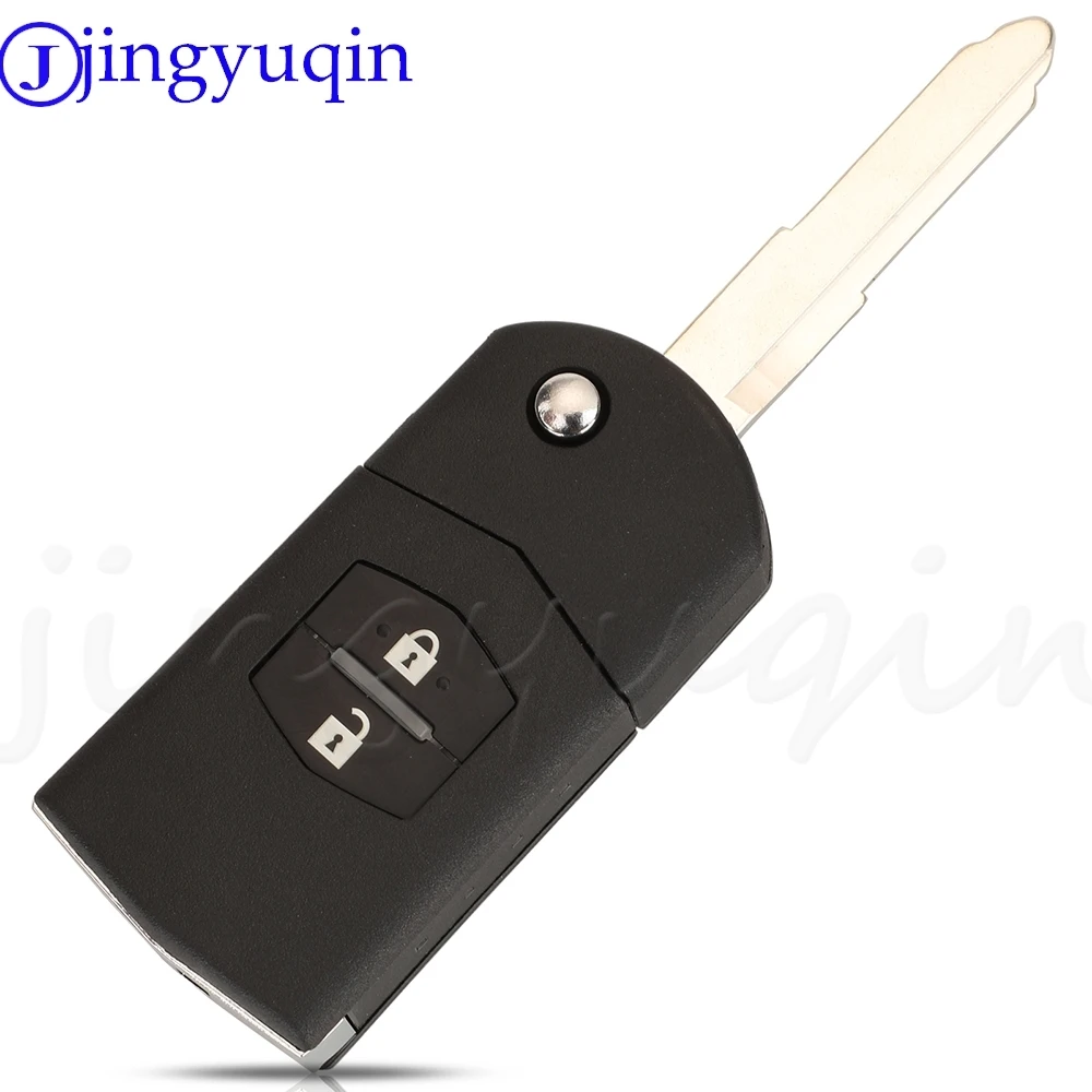 JYQ 5WK43449D 5WK43449E 5WK43449F Flip Car Remote Key 433MHz 4D63 For Mazda M2 Demio M3 Axela M5 Premacy M6 Atenza Siemens VDO