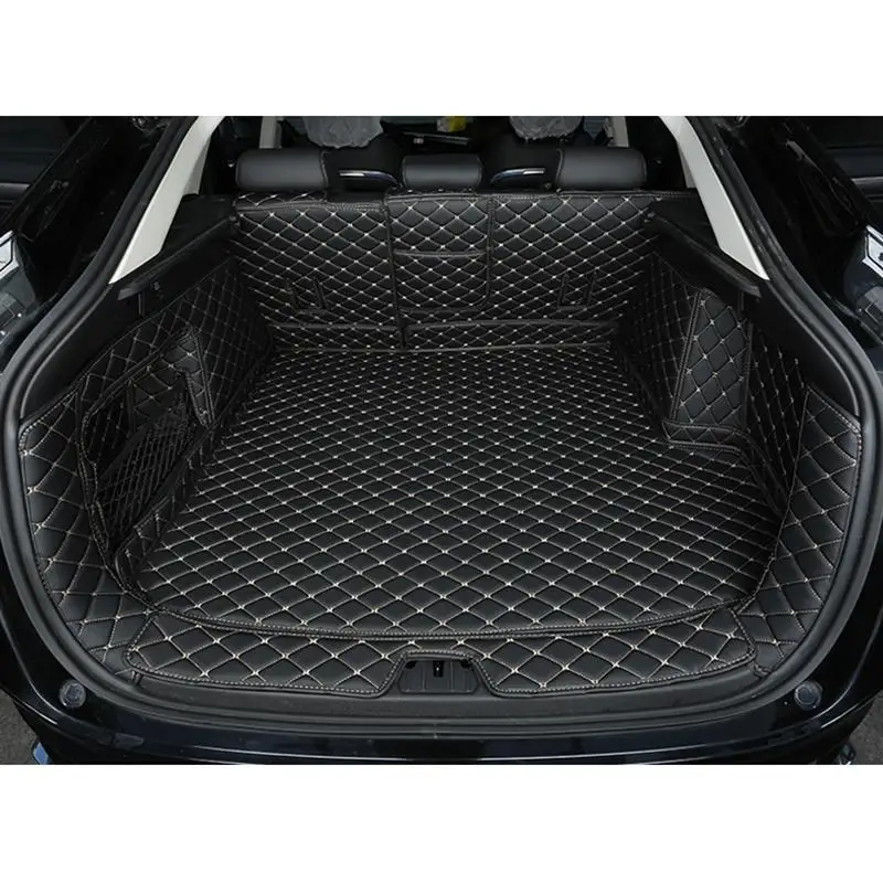 

For Geely Tugella FY11 2019-2023 Car Styling Trunk Protection PU Leather Mat Catpet Interior Modification Cover Part Accessories