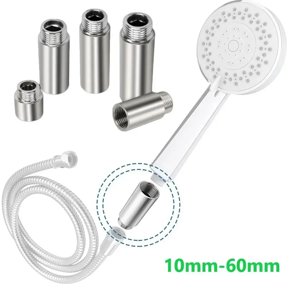 Stainless Steel Tube Extension Pipe Silver 10-60mm Bathroom Accessories Fittings For Water Pipes For Plumbing System - Image 5