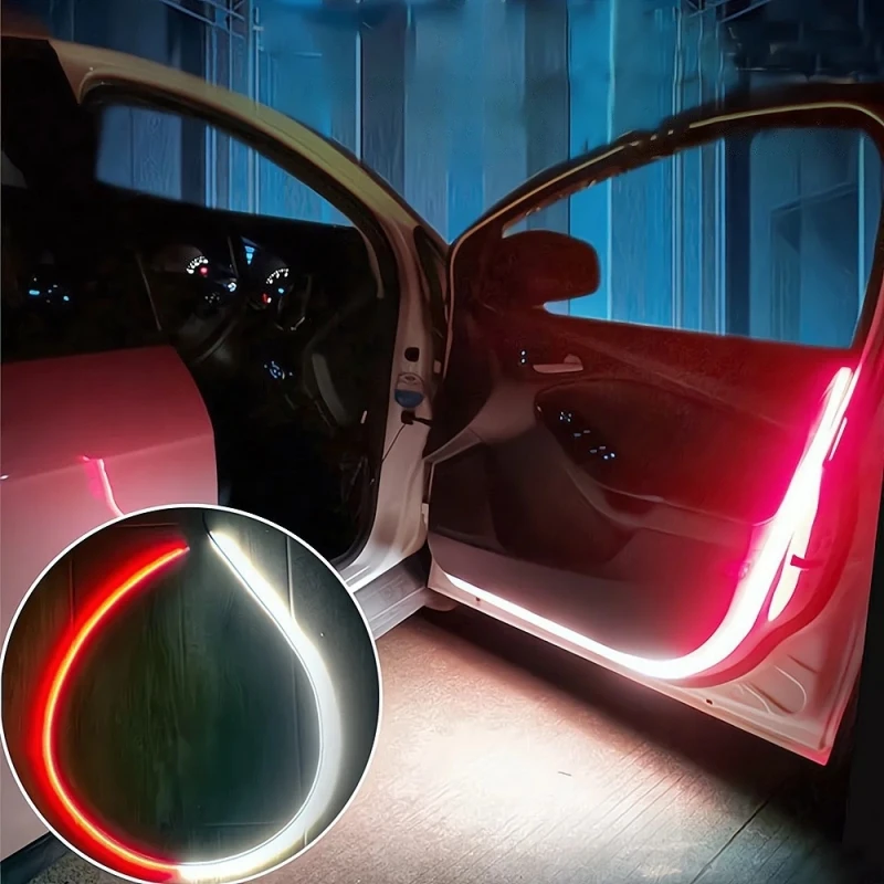 LED Car Door Warning Opening Decoration Welcome Light For Fiat 124 Spider 500 500C 500L 500X BRAVA Albea Bravo Doblo ducato