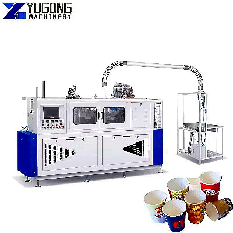 Craft Paper Cup Making Machine Widely Using Paper Cup Machine High Speed Coffee Foil Kraft Paper Plate Bowl Making Machine