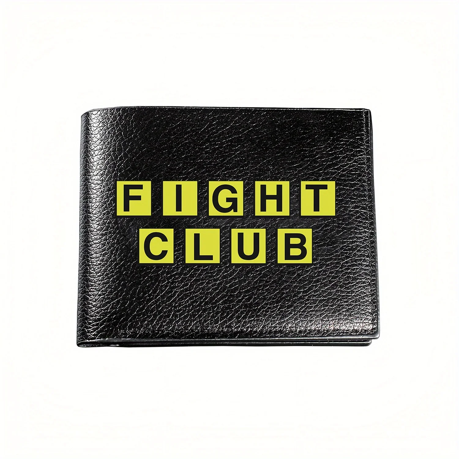 

Графика Fight Club: стильный и простой мужской кошелек премиум-класса. Деловой повседневный элегантный практичный качественный кошелек с стильным принтом