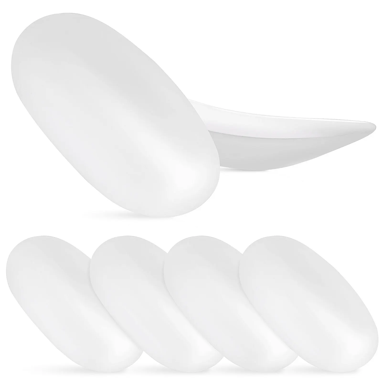 

3Pairs Silicone Shoulder Pads Invisible Self Adhesive Anti Slip Push Up Pads for Women Clothes Shoulder Enhancer Support Cushion