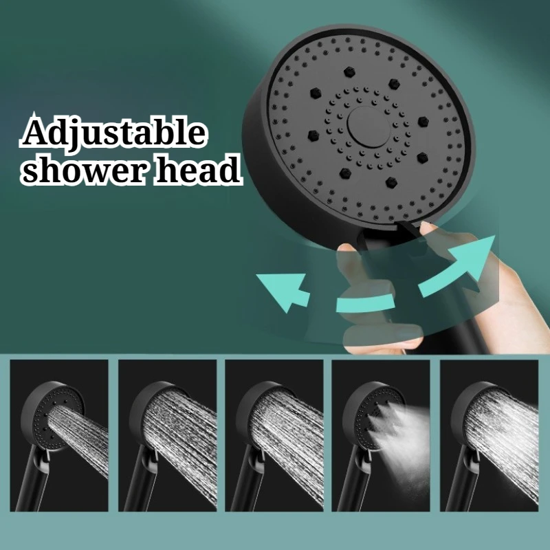 Household Portable Electric Showerhead Adjustable Easy Installation Powerful Pumping Shower Water Pump Durable Bathroom Fixture view 3