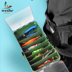 WEIHE caja de pesca con correa de hombro tricolor