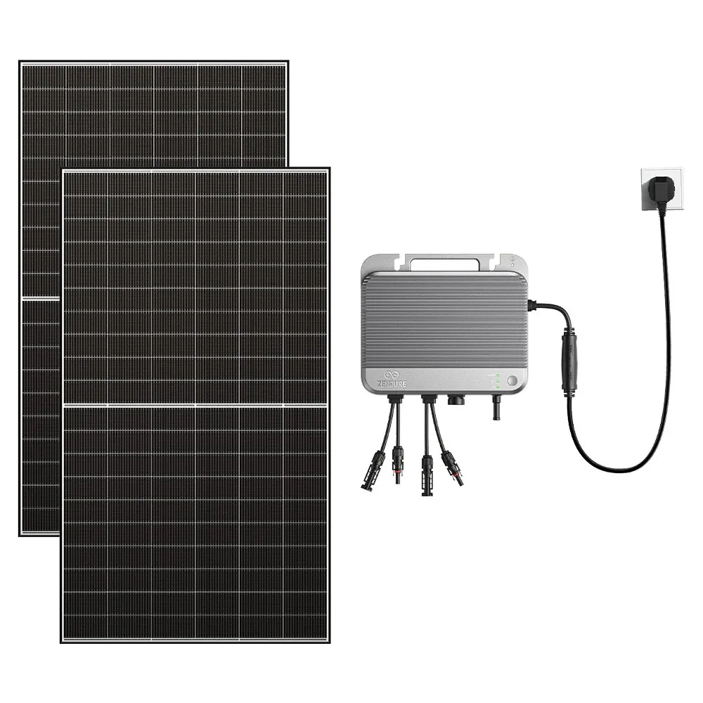 Zendure Solar Flow 800 Micro-omvormer voor balkon-energiecentrale, 1200W zonne-ingang, 800W AC in-/uitgang, weinig lichtproductie bij weinig licht, TOU-app.