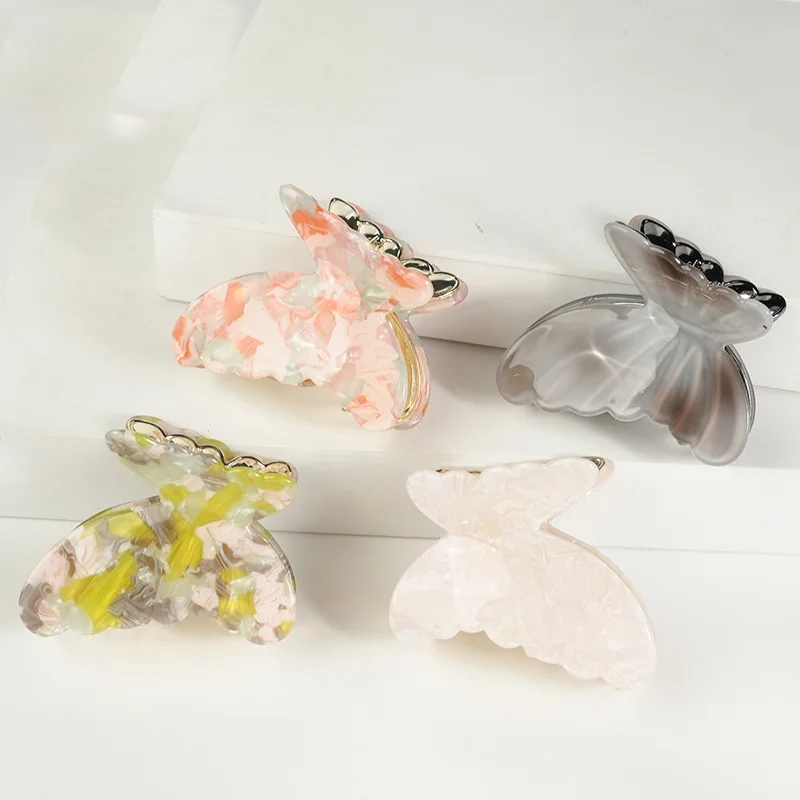 مشبك شعر على شكل فراشة فاخر للنساء والفتيات، إكسسوار زينة مجوهرات شعر مصنوع يدويًا جيدًا - حفلات الزفاف المكتبية