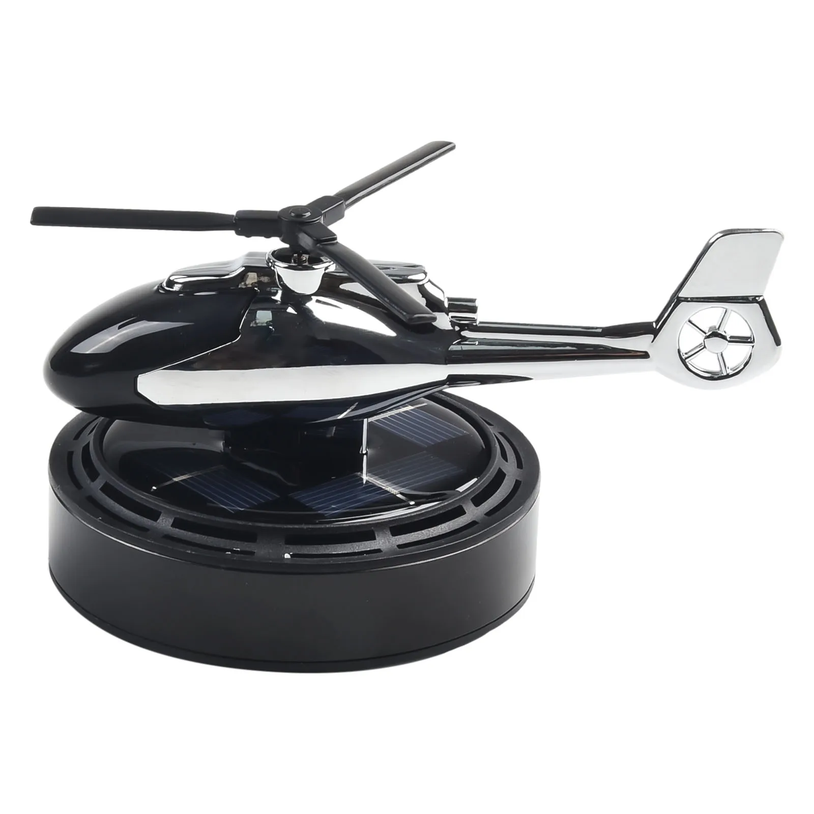 

Universal Car Aroma Diffuser Automatic Solar Power Rotating Airplane Helicopter Car Perfume Auto Aluminum Alloy