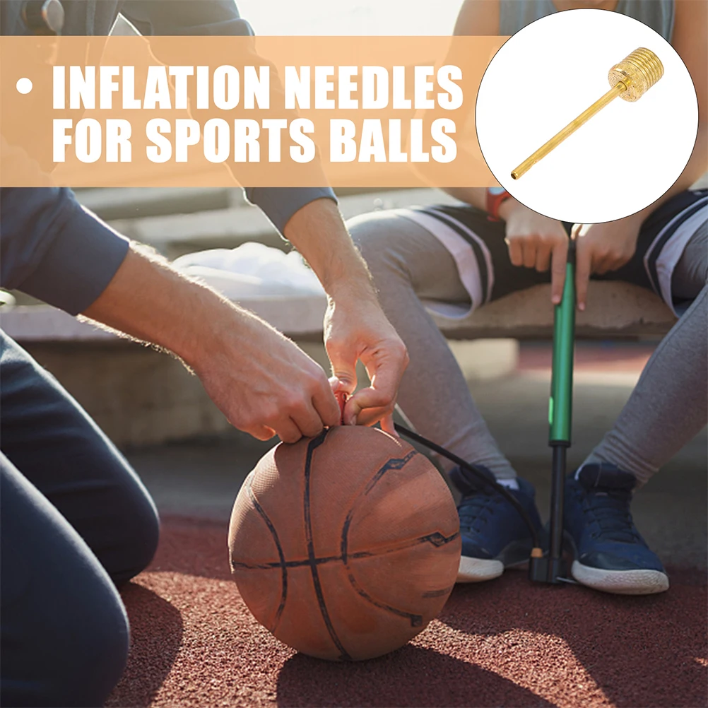 

20Pcs Ball Inflation Needles Metal Pump Needles for Basketball Football Volleyball Soccer Fast Inflation Football Gloves Battle