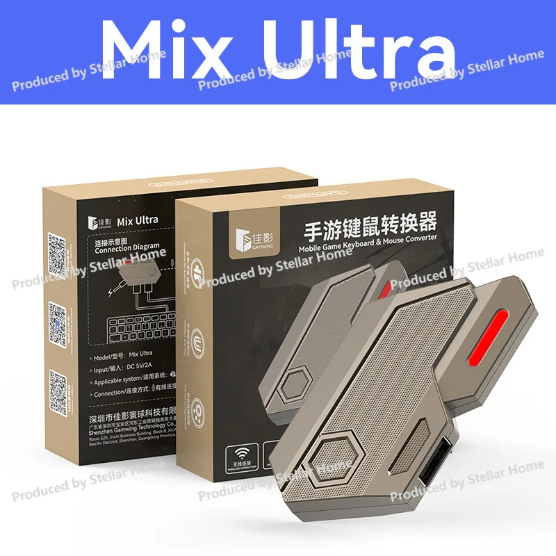 MixUltra Mobile Game Throne Artifact Keyboard Mouse Converter Peripheral Civilization Reboot Ace of War Delta