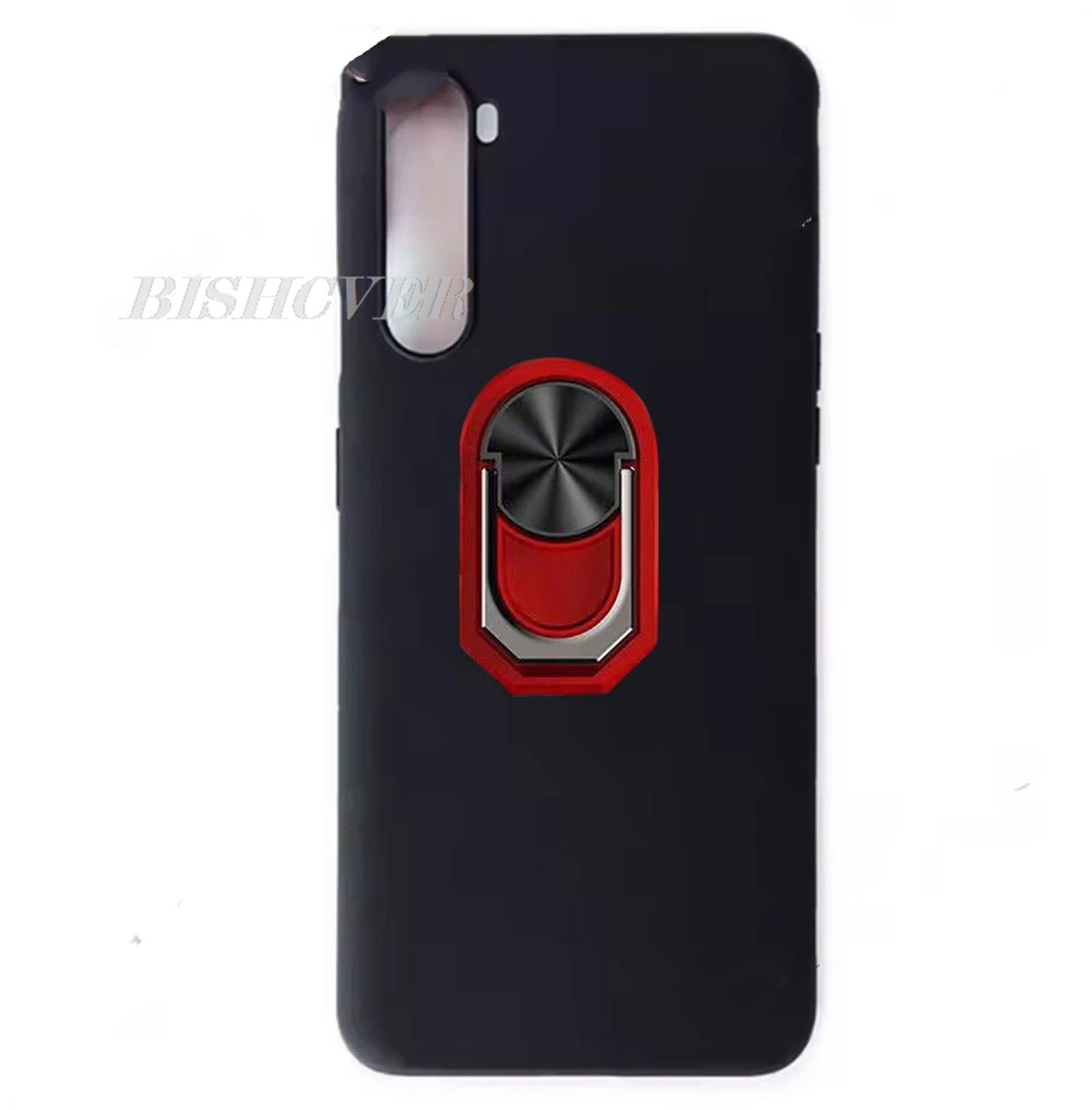 For OnePlus Nord 6.44" 1+Nord AC2001, AC2003 Back Ring Holder Bracket Phone Case phone TPU Soft Silicone Cover