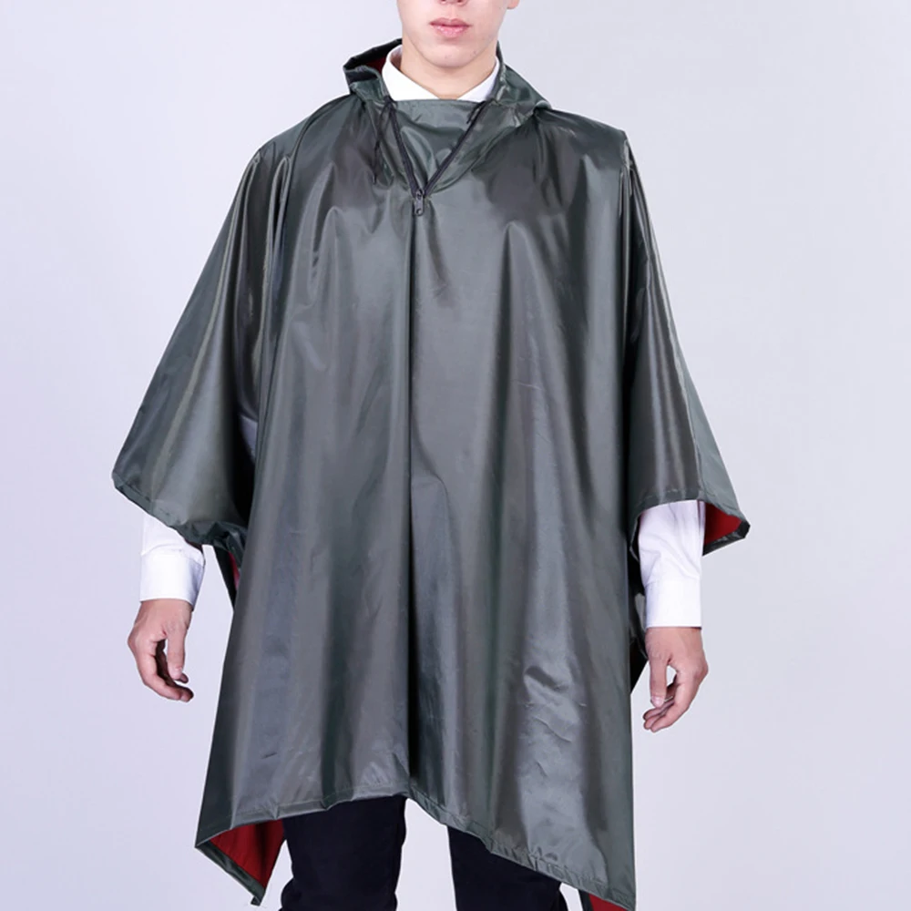 

Multi-Purpose 3 In 1 Raincoat For Adult Reusable Foldable Lightweight Poncho For Outdoor Cycling