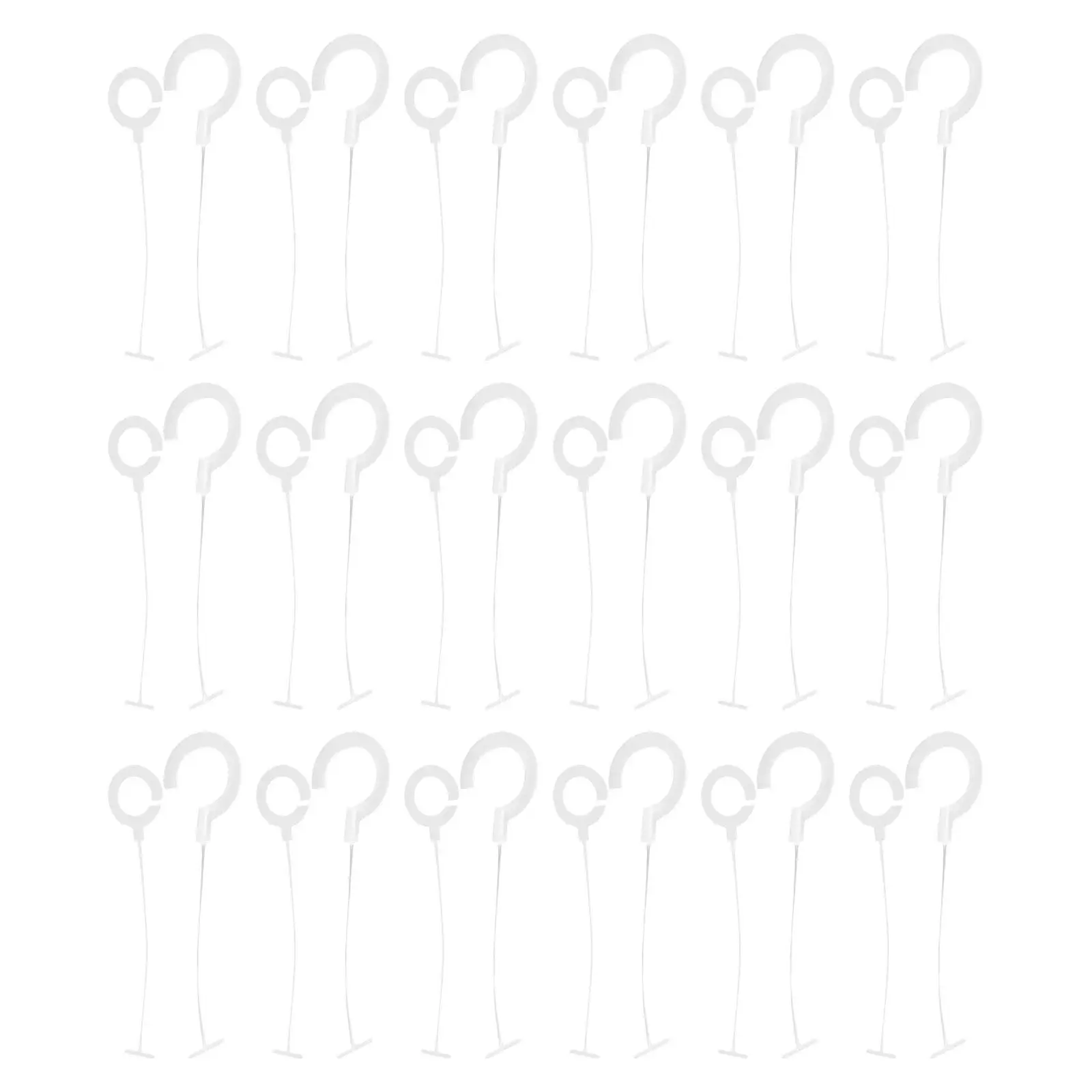 

10000 шт. пластиковых креплений-крючков J-образной формы стандартного размера для этикеток-ценников, для пистолетов-этикетировщиков, для розничной торговли, для подвешивания одежды