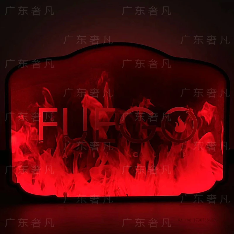 LEDLight-up hand-held sign for bars and nightclubsKTVAtmosphere props happy birthday signLEDProgramming support