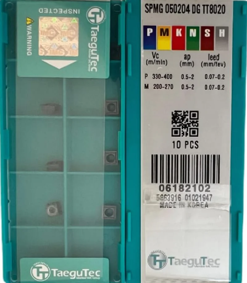 

SPMG050204DG TT8020 /Alloy blade 10 PCS