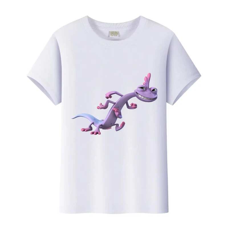 وحوش ديزني الرياضية، INC. طباعة الاطفال تي شيرت الأسرة الصبي الأسود تيز 90s رجل قصير الأكمام بلايز الصيف فتاة بلوزة ملابس حريمي #3