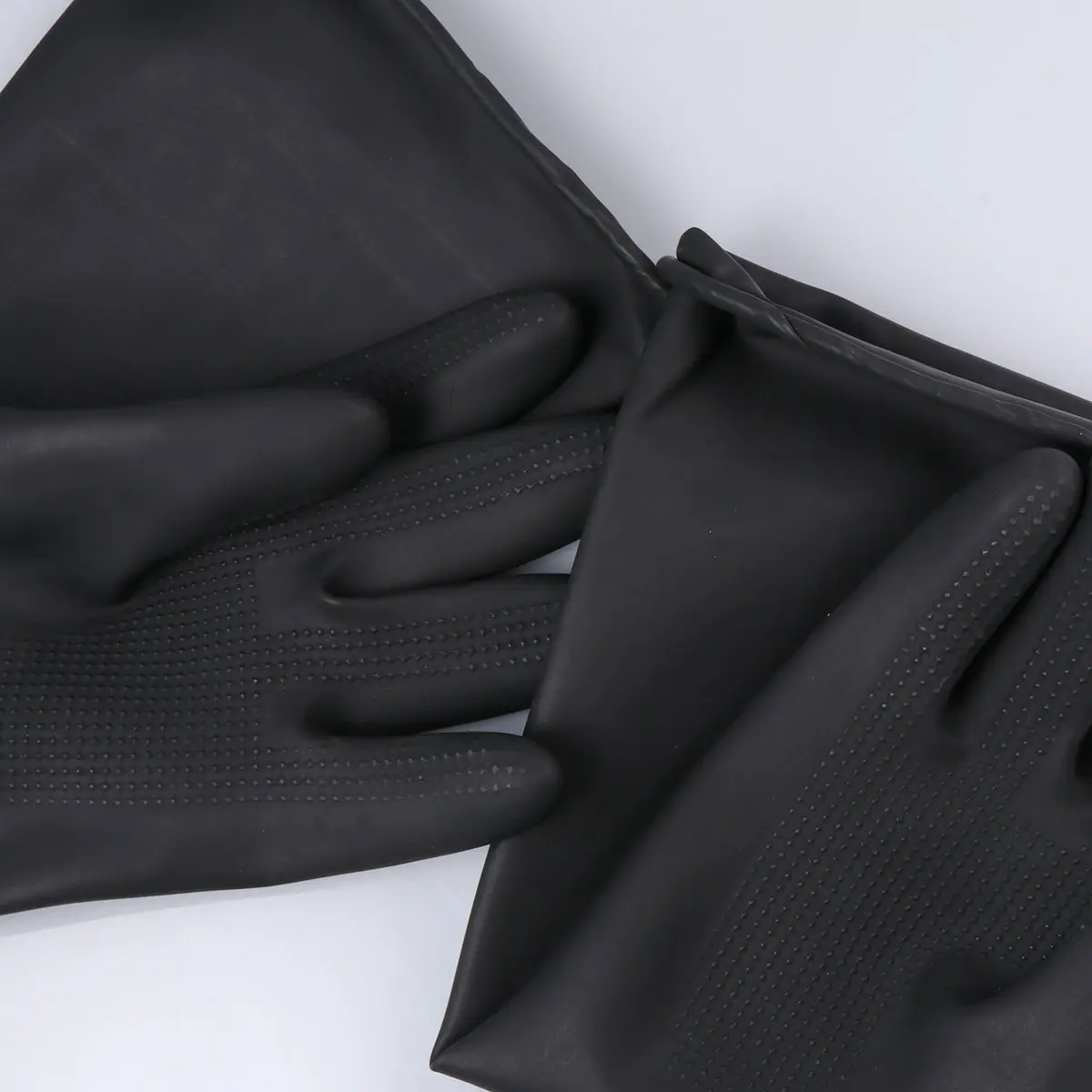 

Black Thickened Non-Slip Wear-Resistant Latex Safety Gloves for Oil-Proof Work Gardening Plumbing Kitchen Electrician Protective