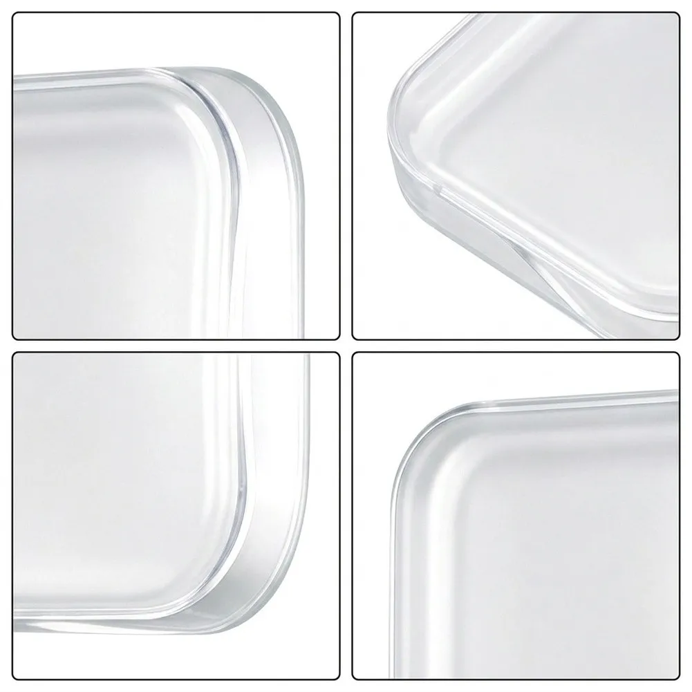 PU Transparent Door Stopper Pads for 4.2 1cm Soft Wall Protectors 6-Pack for Doors Walls Cabinets and Appliance Surfaces