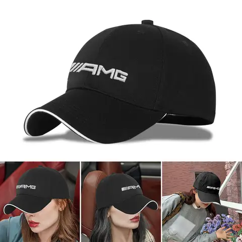 패션 야구 모자 야외 조절 가능한 캐주얼 모자 자외선 차단 모자 메르세데스 벤츠 AMG W213 W205 W203 W177 V177 W247 W176 W166용