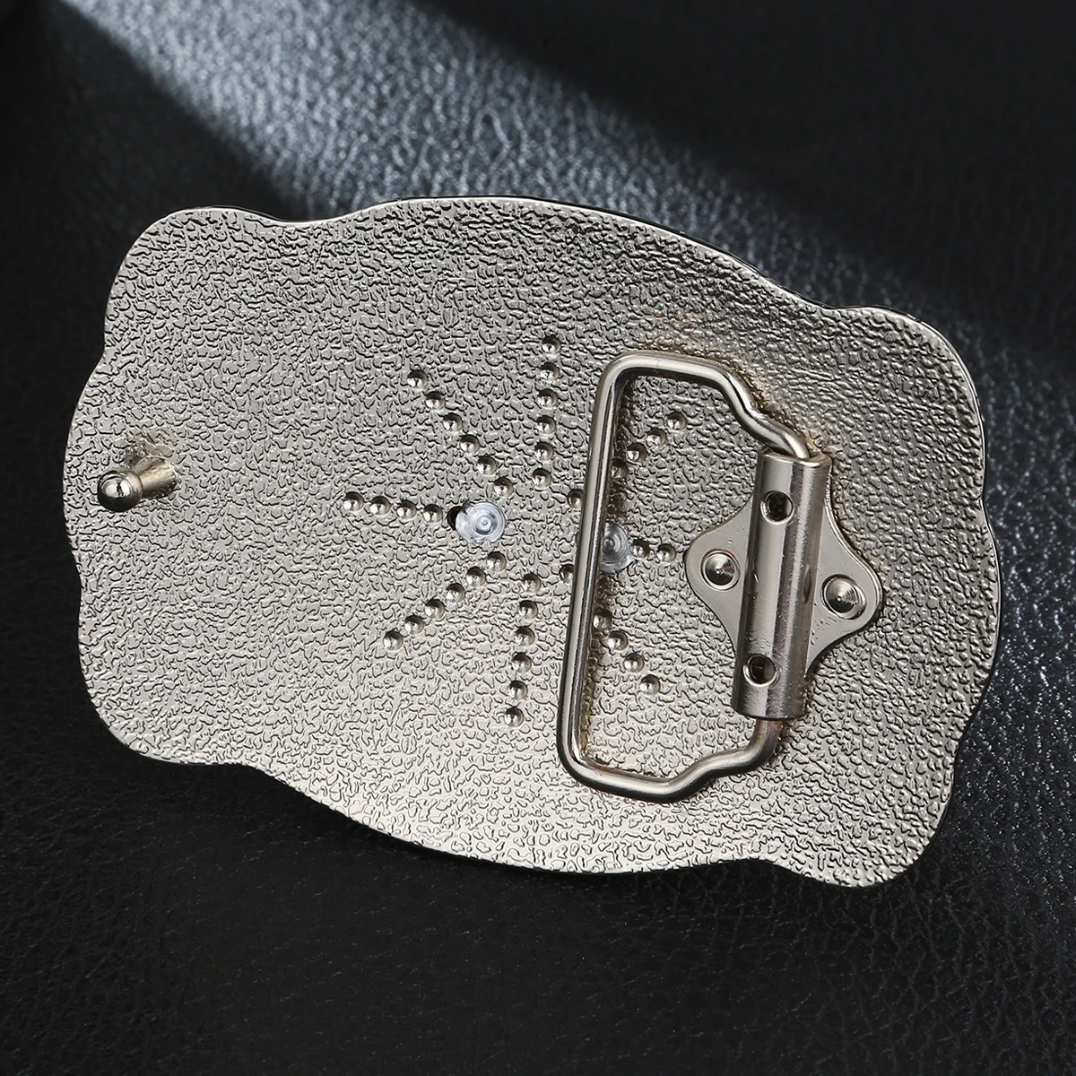 Retro Golden Scorpion Design Men's Belt Buckle Western Cowboys Longhorn Buckle for Belt