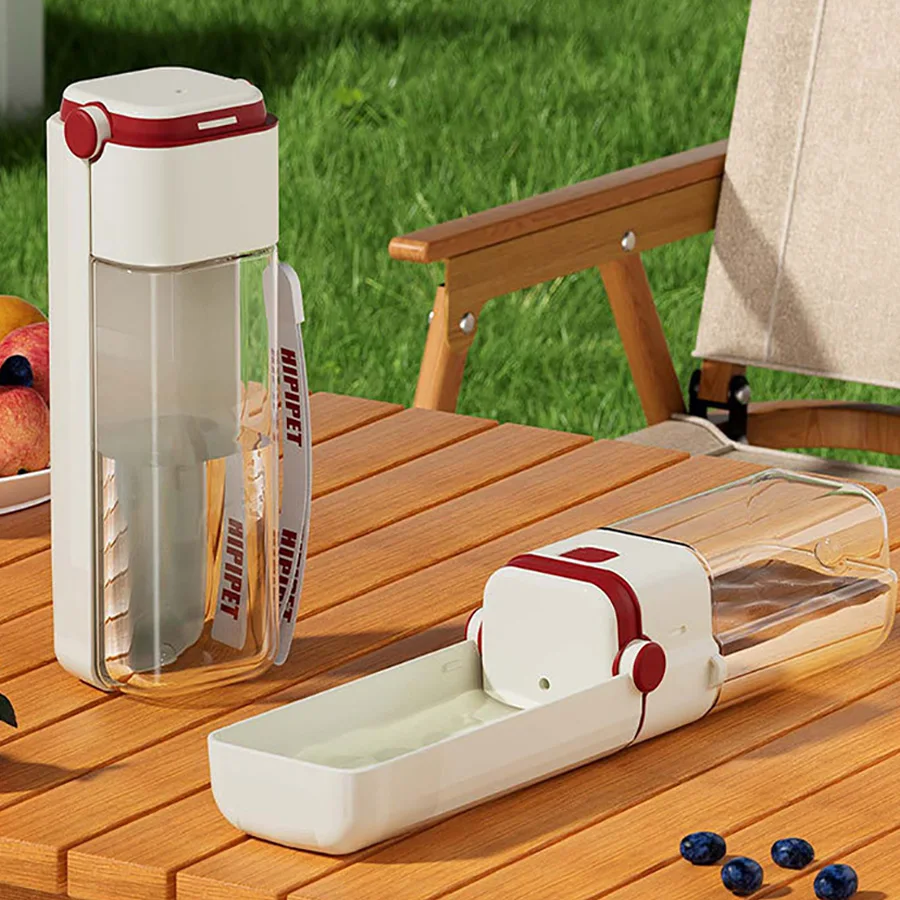 Botella de agua portátil para perros – Recipiente plegable exteriores - imagen 5
