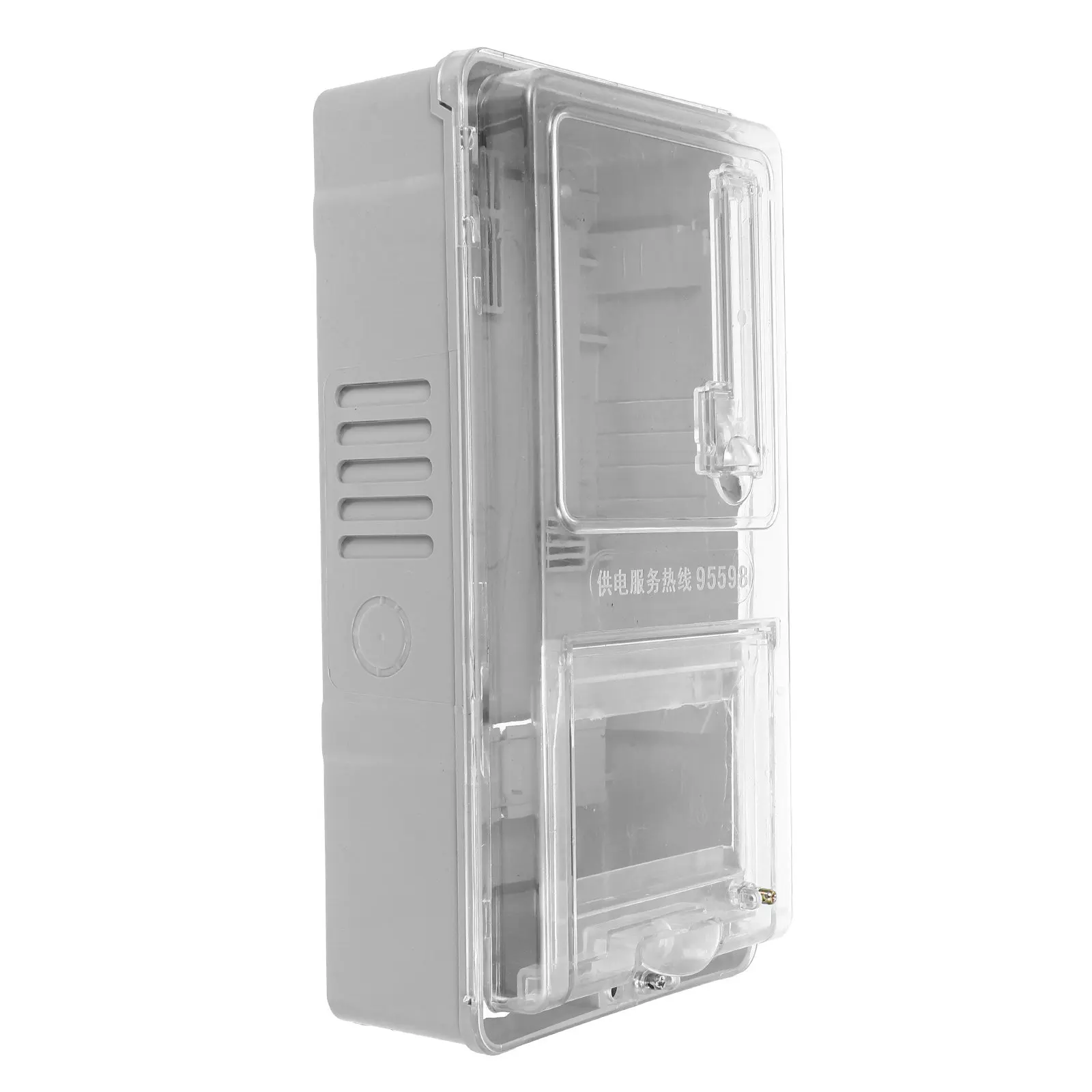 Pc Plastic Transparent Electric Meter Box Household Waterproof Electrical Distribution Case for Indoor Outdoor Application