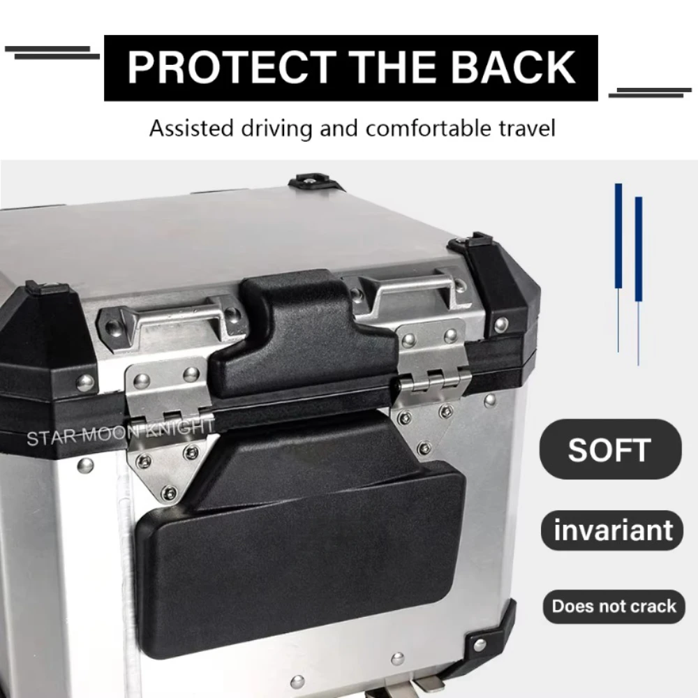For BMW F850GS R1250GS ADV F750GS R1200GS F800GS Motorcycle Passenger Backrest Back Topcase Set Pad Rear Saddlebag Trunk Sticker
