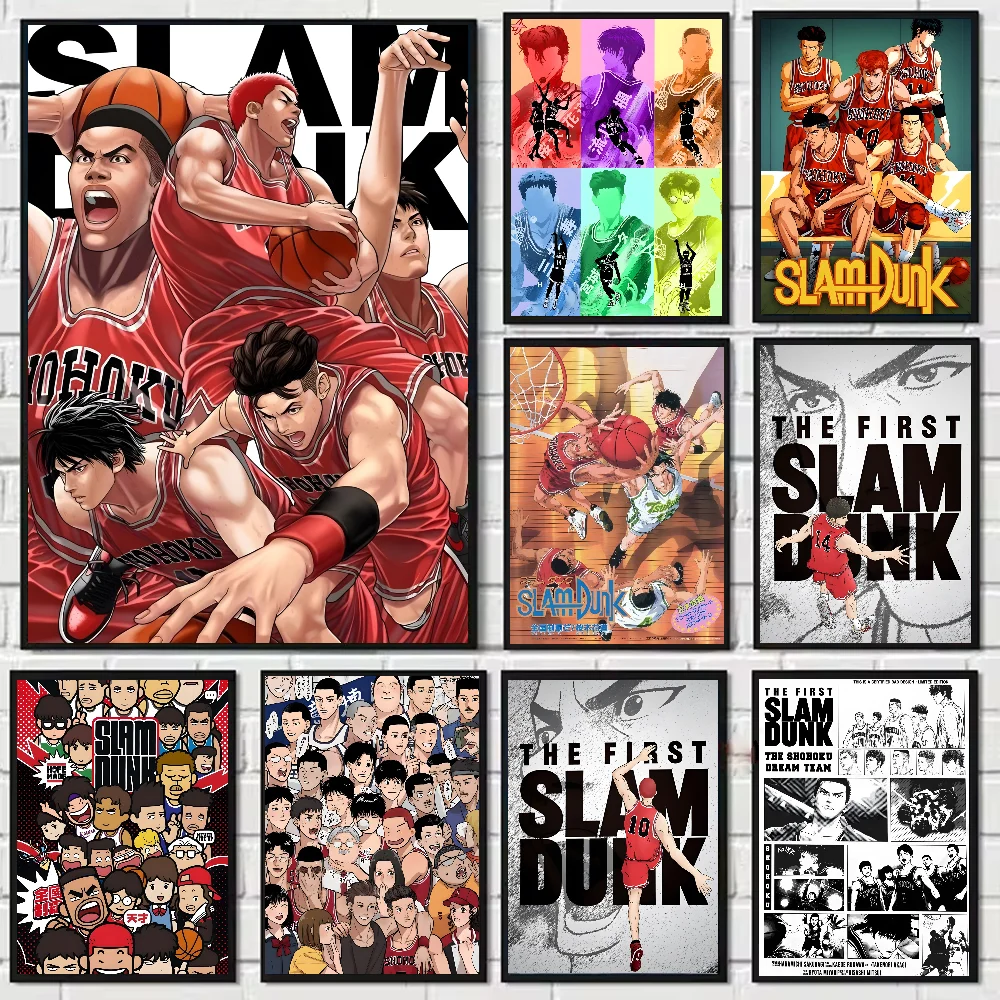 

Anime SLAM DUNK Sakuragi Poster HD art sticky wall waterproof home living room bedroom bar aesthetic decoration